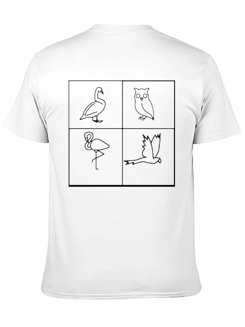Black Bird Silhouette Graphic Tee