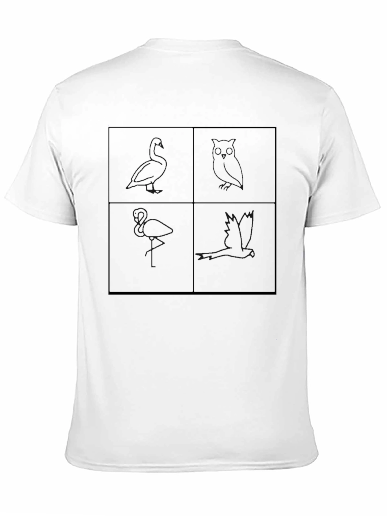 Black Bird Silhouette Graphic Tee