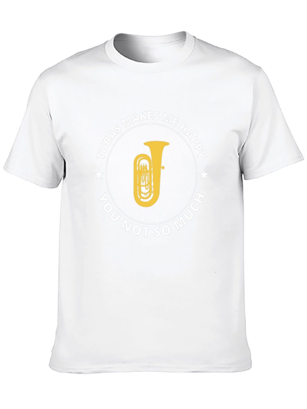 Tuba Makes Me Happy Graphic T-Shirt