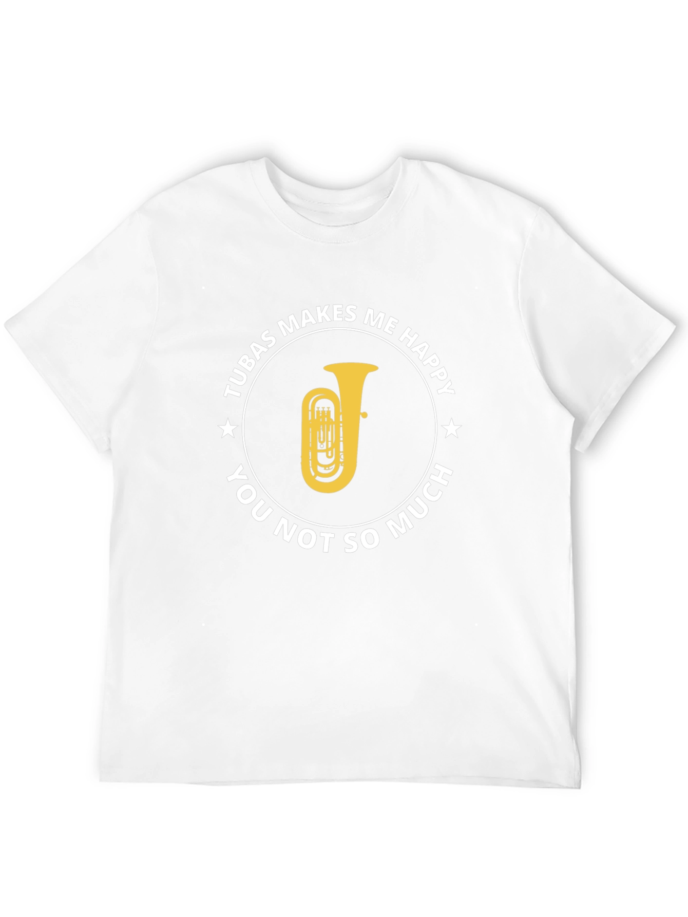 Tuba Makes Me Happy Graphic T-Shirt