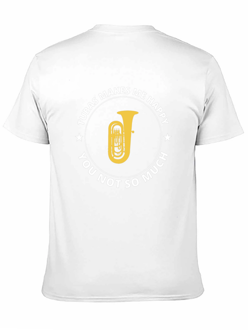 Tuba Makes Me Happy Graphic T-Shirt