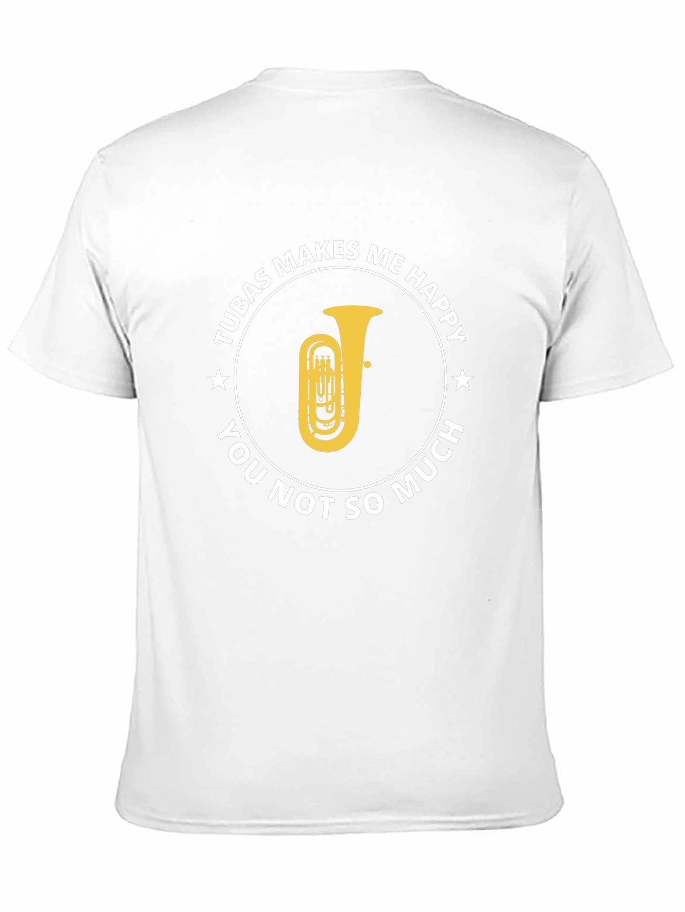 Tuba Makes Me Happy Graphic T-Shirt