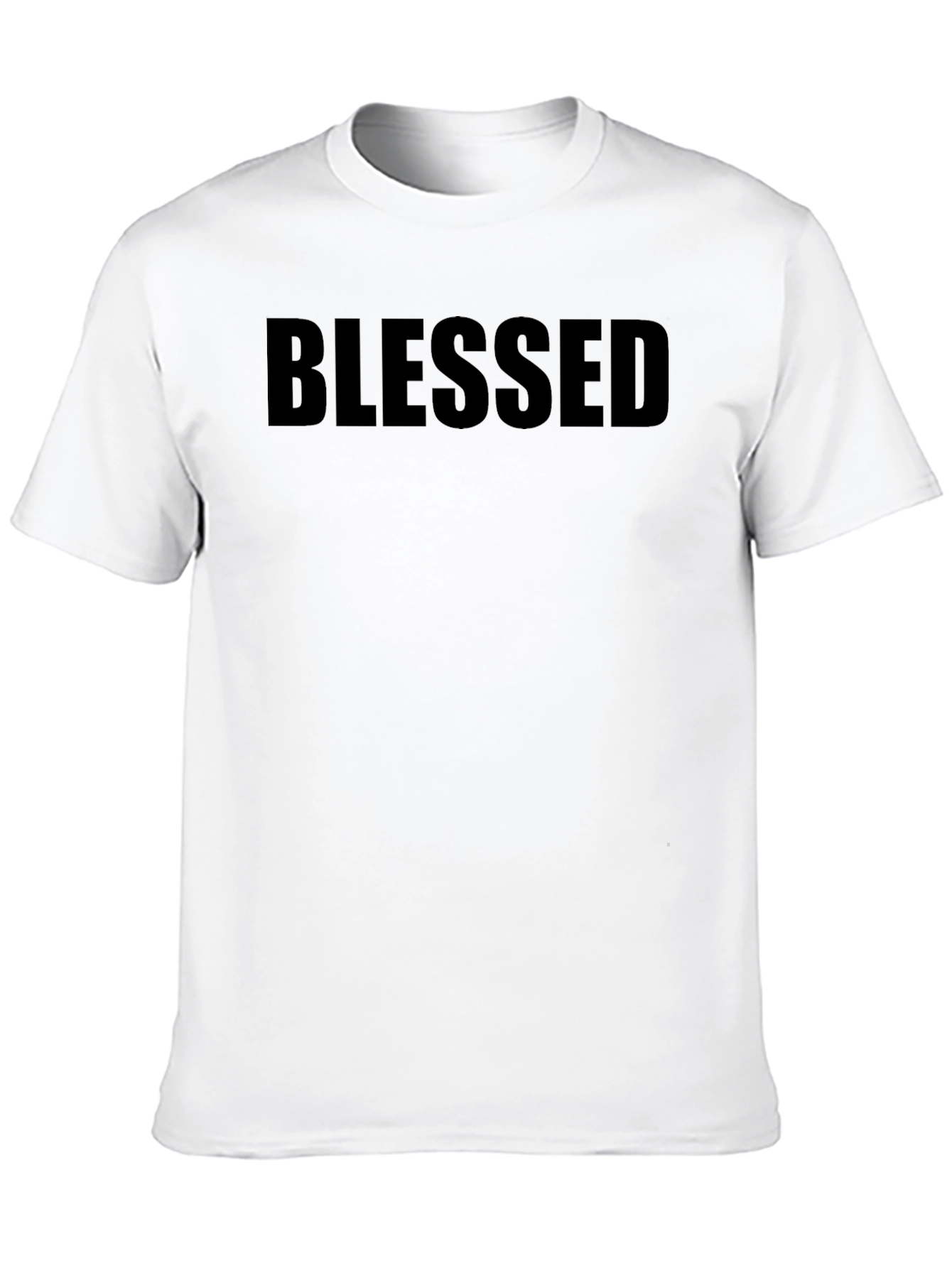 Blessed Black Crew Neck T-Shirt