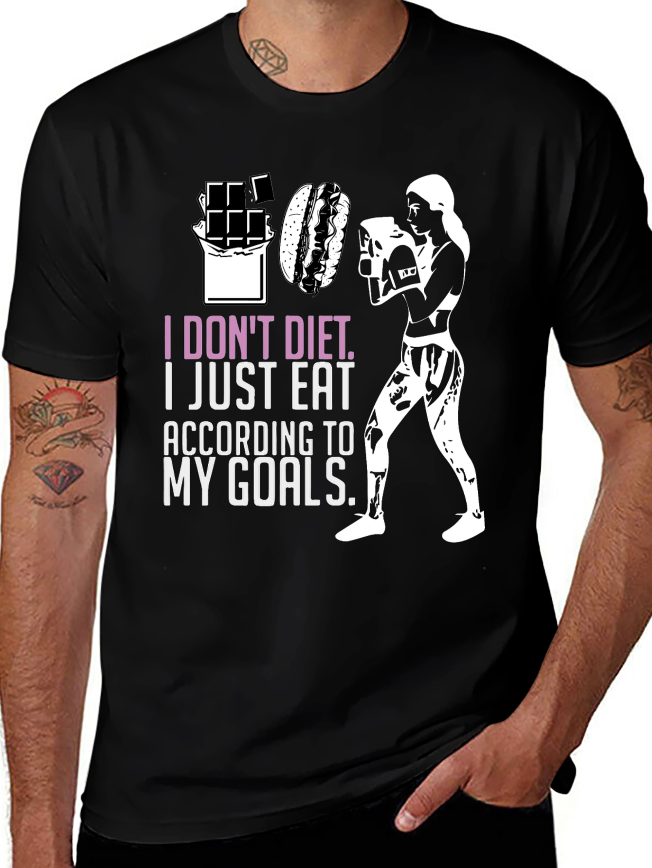 Eat According to My Goals T-Shirt