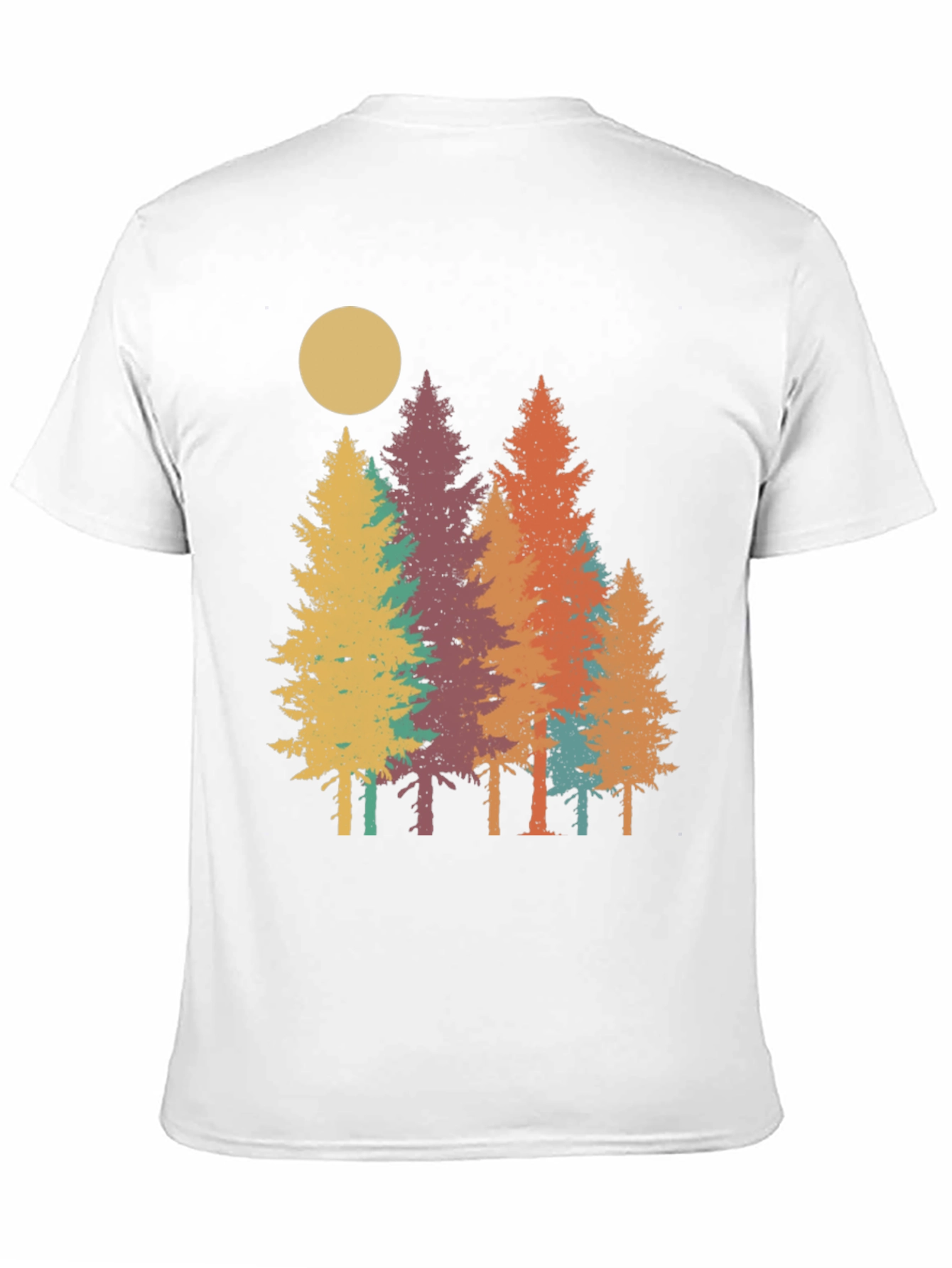 Retro Forest Graphic Tee - Nature Inspired T-Shirt