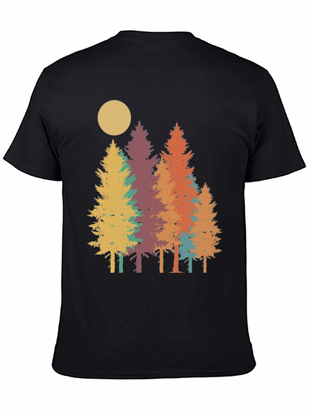Retro Forest Graphic Tee - Nature Inspired T-Shirt