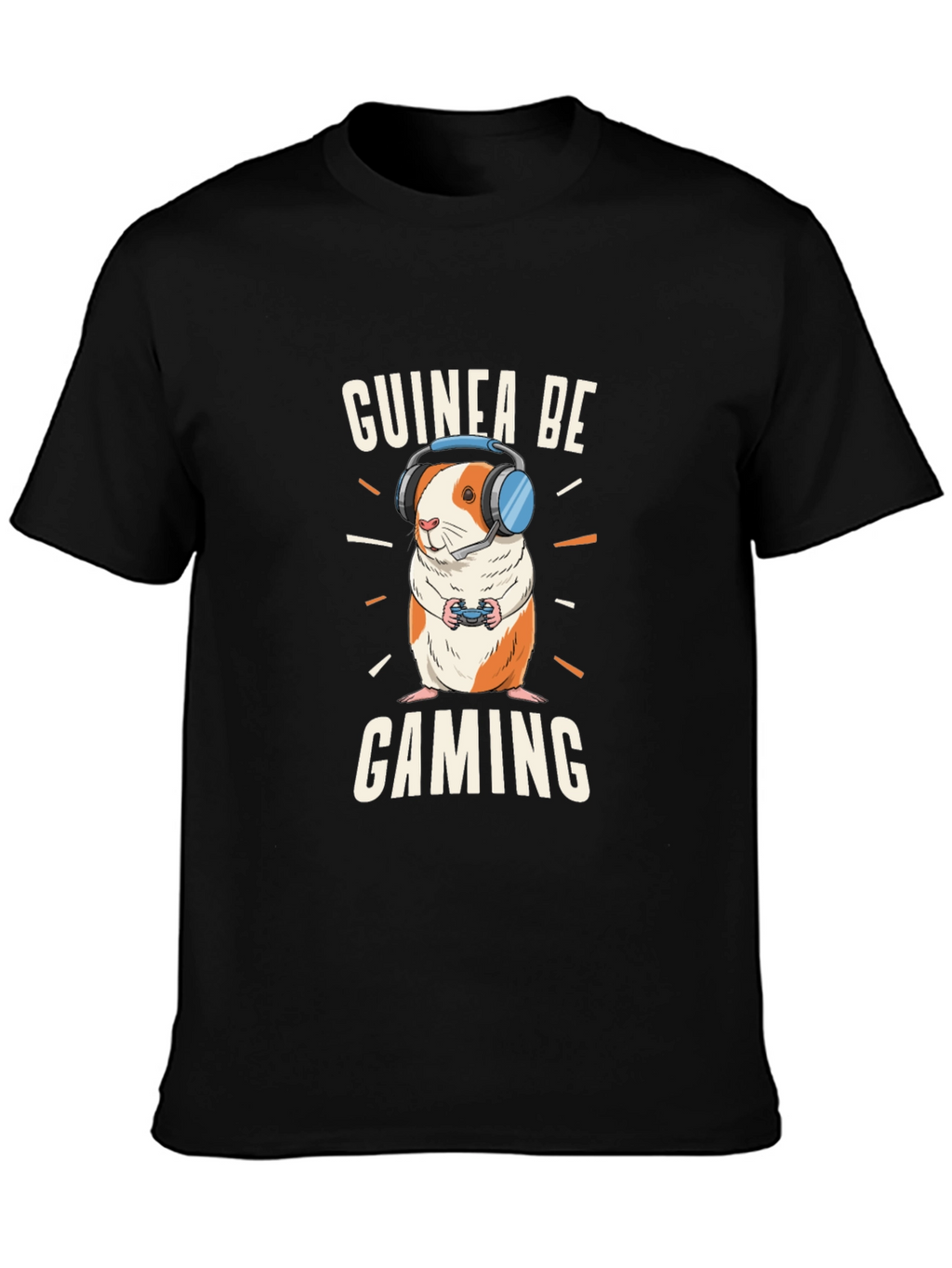 Guinea Pig Gaming Black T-Shirt