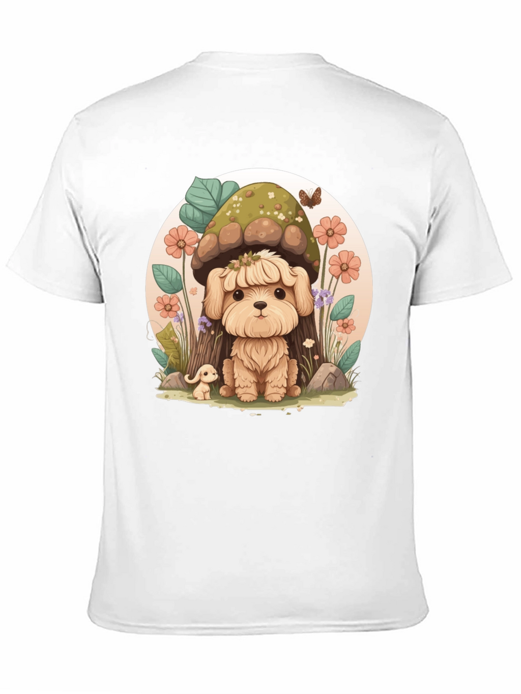 Cute Dog Mushroom Graphic Tee