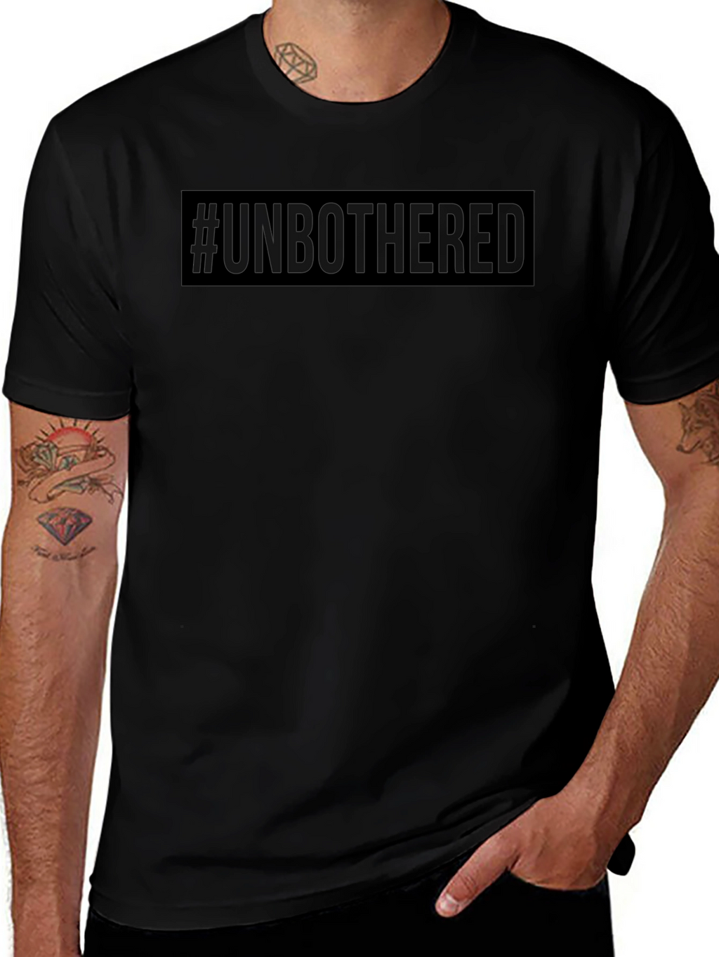 Unbothered Black T-Shirt