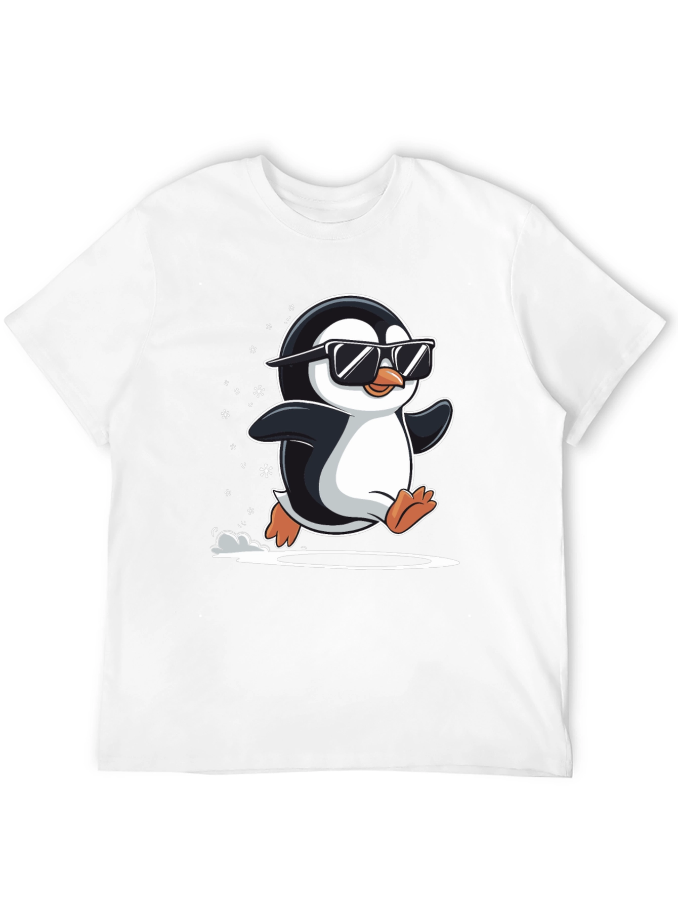 Cool Penguin T-Shirt - Black Graphic Tee