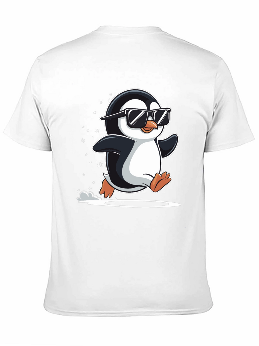 Cool Penguin T-Shirt - Black Graphic Tee