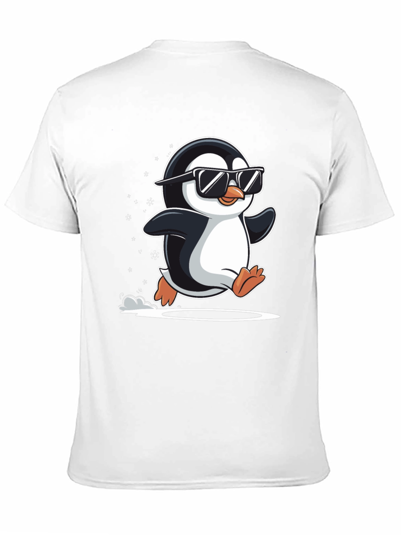 Cool Penguin T-Shirt - Black Graphic Tee