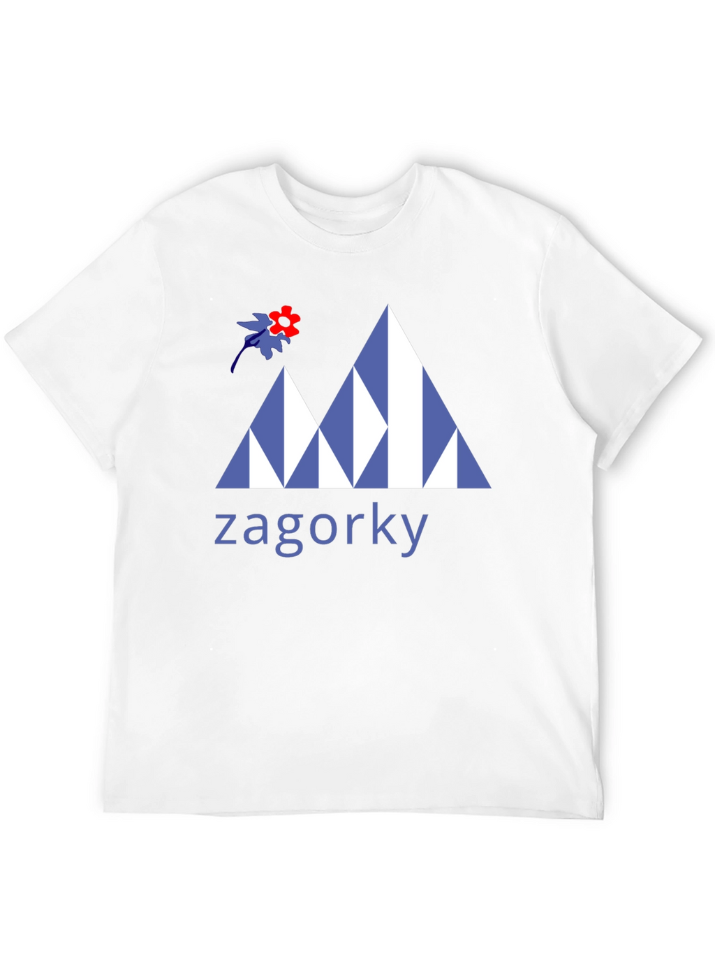 Zagorky Mountain Design Black T-Shirt