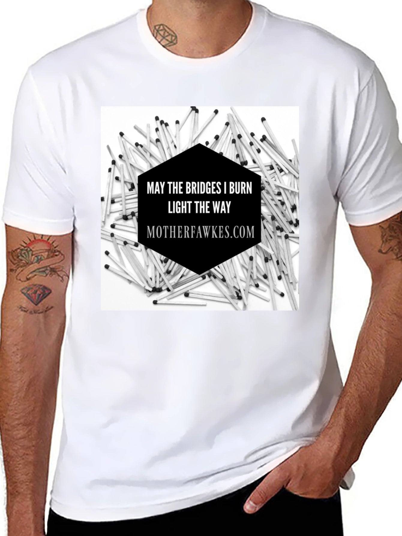 Bridges I Burn Graphic Tee - Motherfawkes