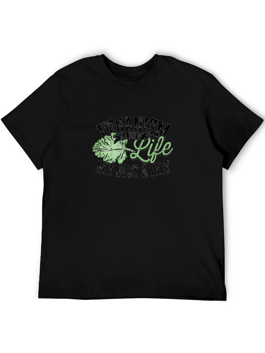 Veganism is Life T-Shirt - Not Just A Diet