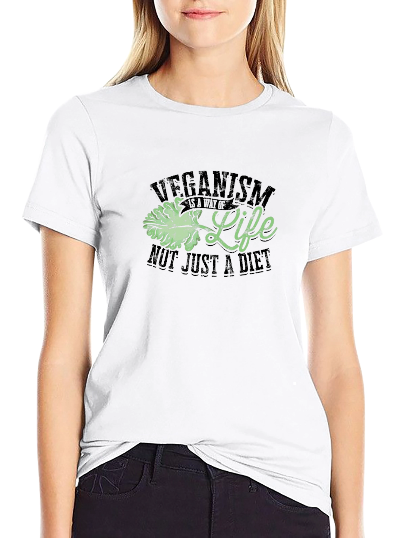 Veganism is Life T-Shirt - Not Just A Diet
