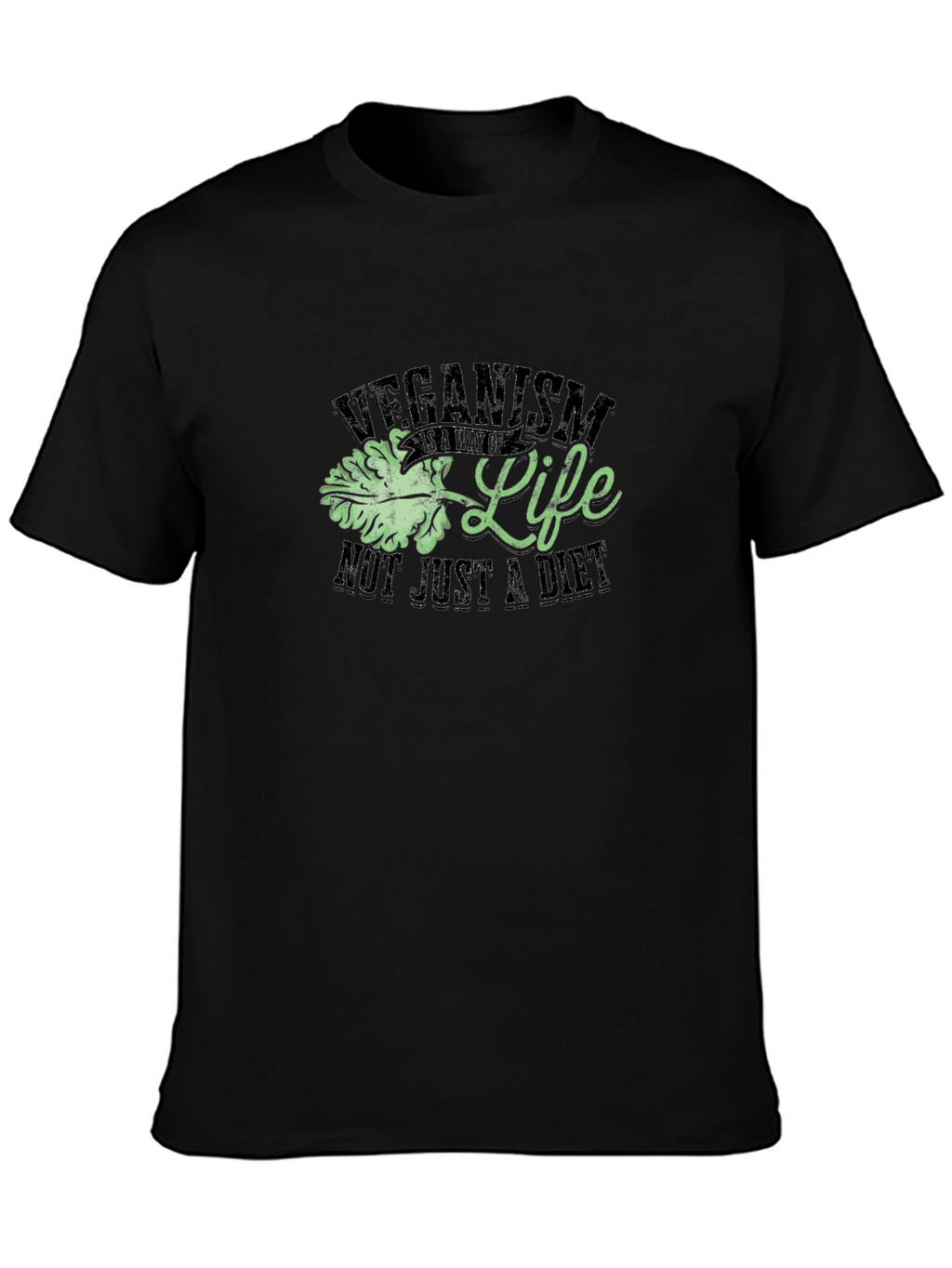 Veganism is Life T-Shirt - Not Just A Diet