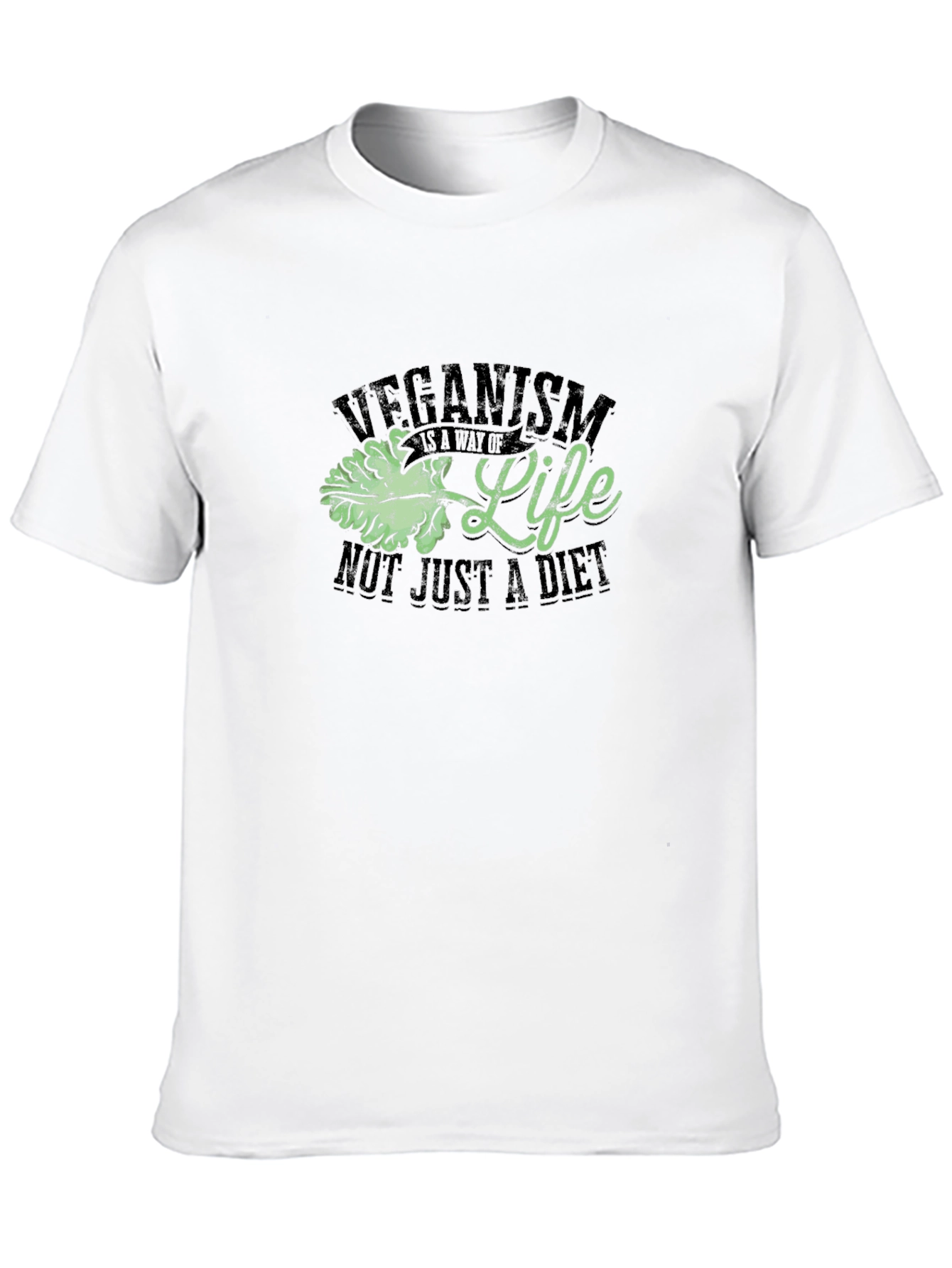 Veganism is Life T-Shirt - Not Just A Diet