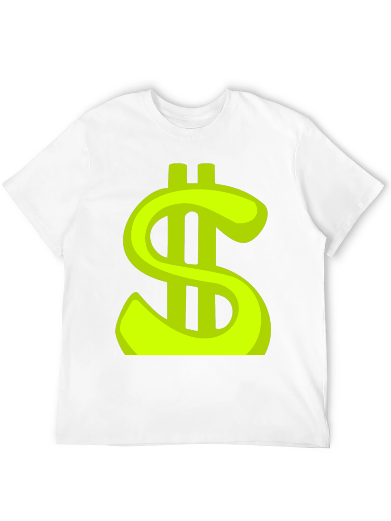 Dollar Sign Graphic Tee - Trendy Black T-Shirt