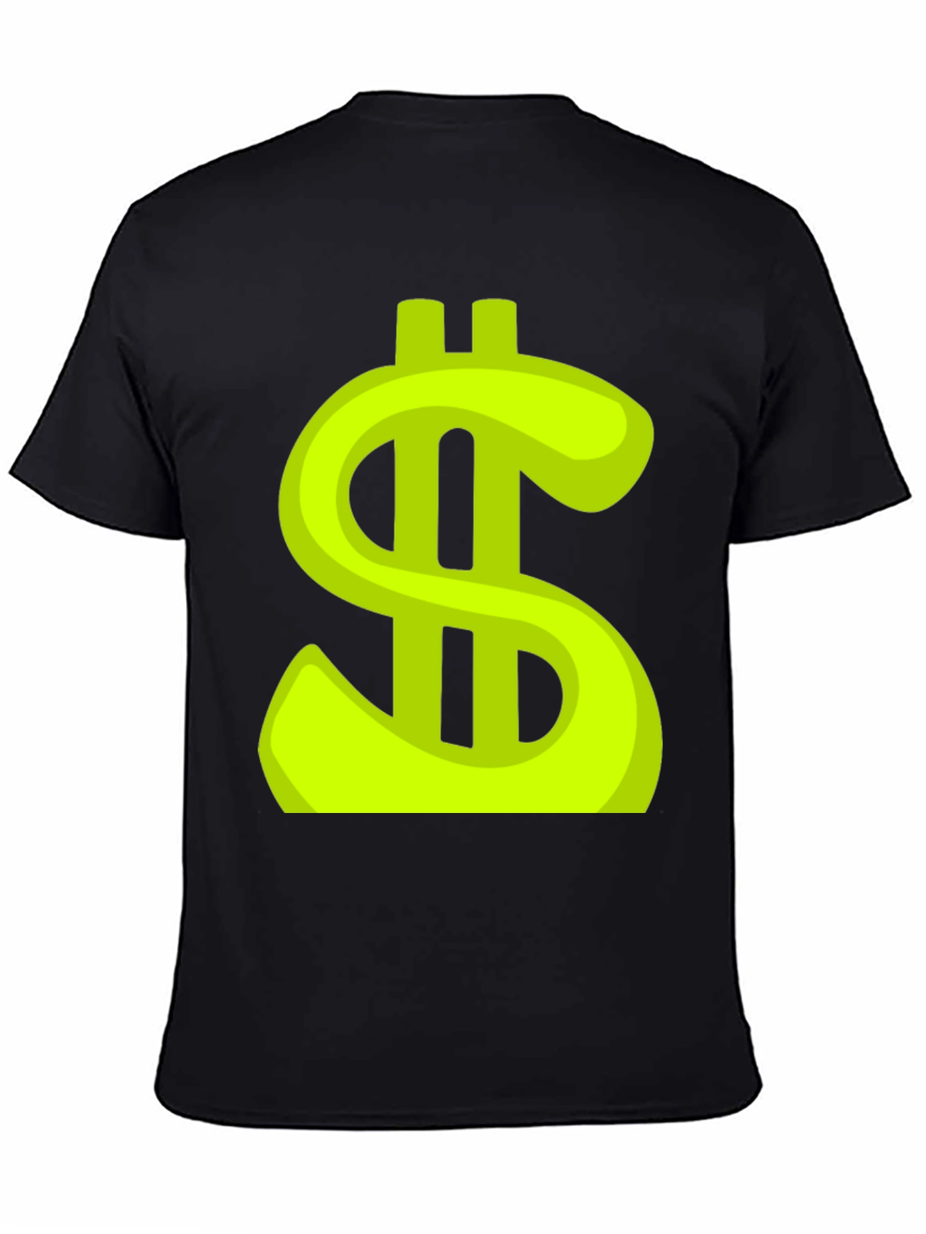 Dollar Sign Graphic Tee - Trendy Black T-Shirt