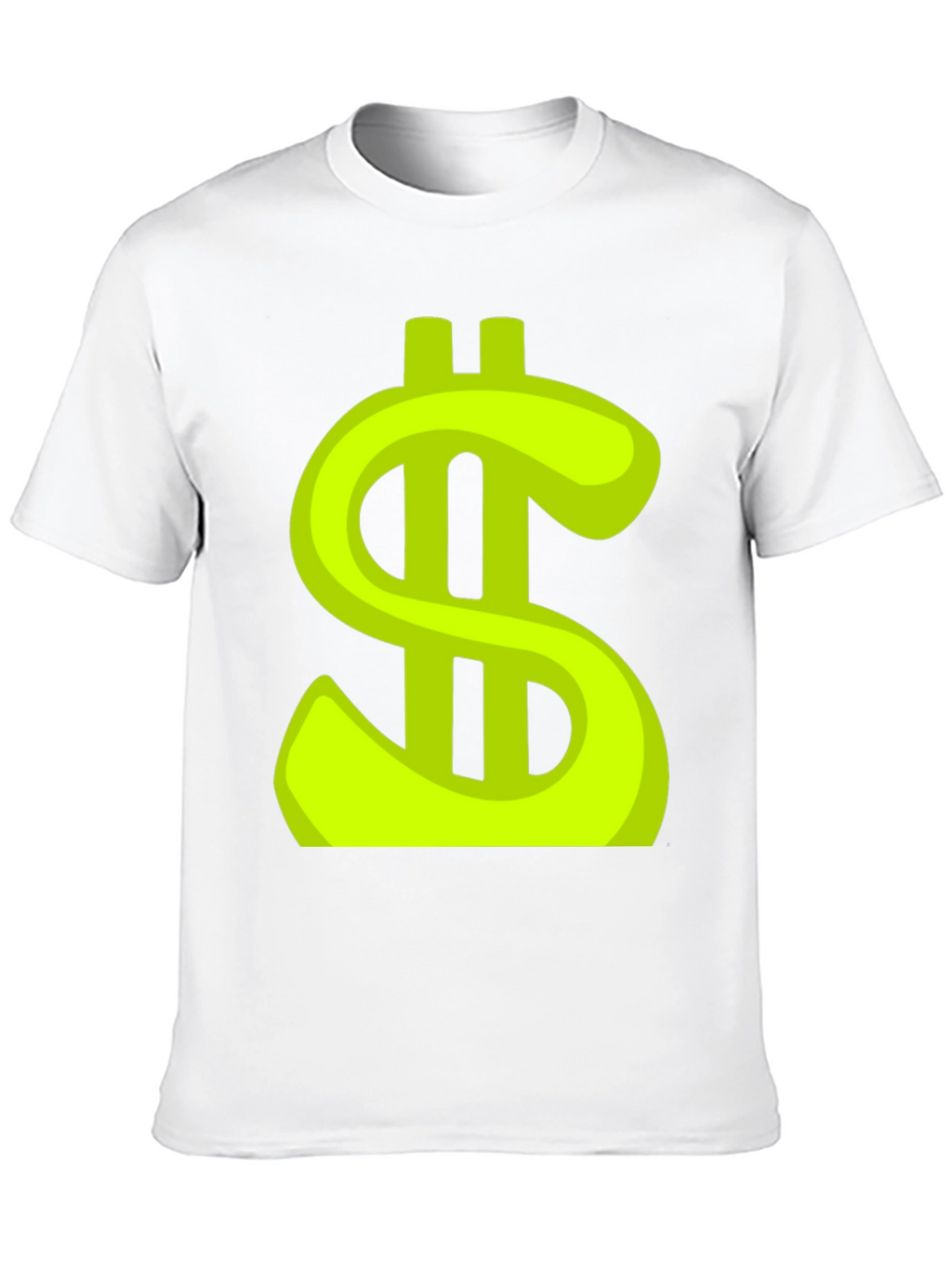 Dollar Sign Graphic Tee - Trendy Black T-Shirt