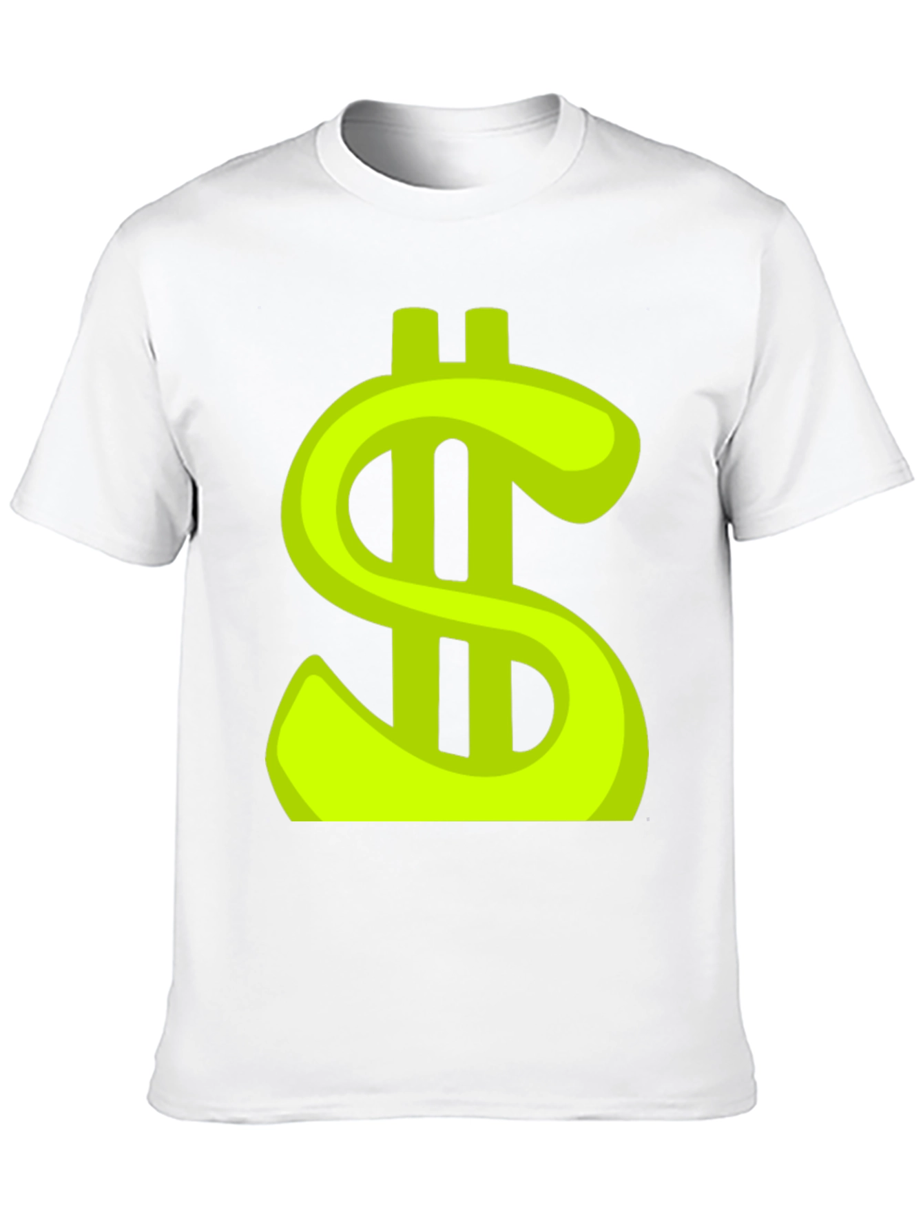 Dollar Sign Graphic Tee - Trendy Black T-Shirt