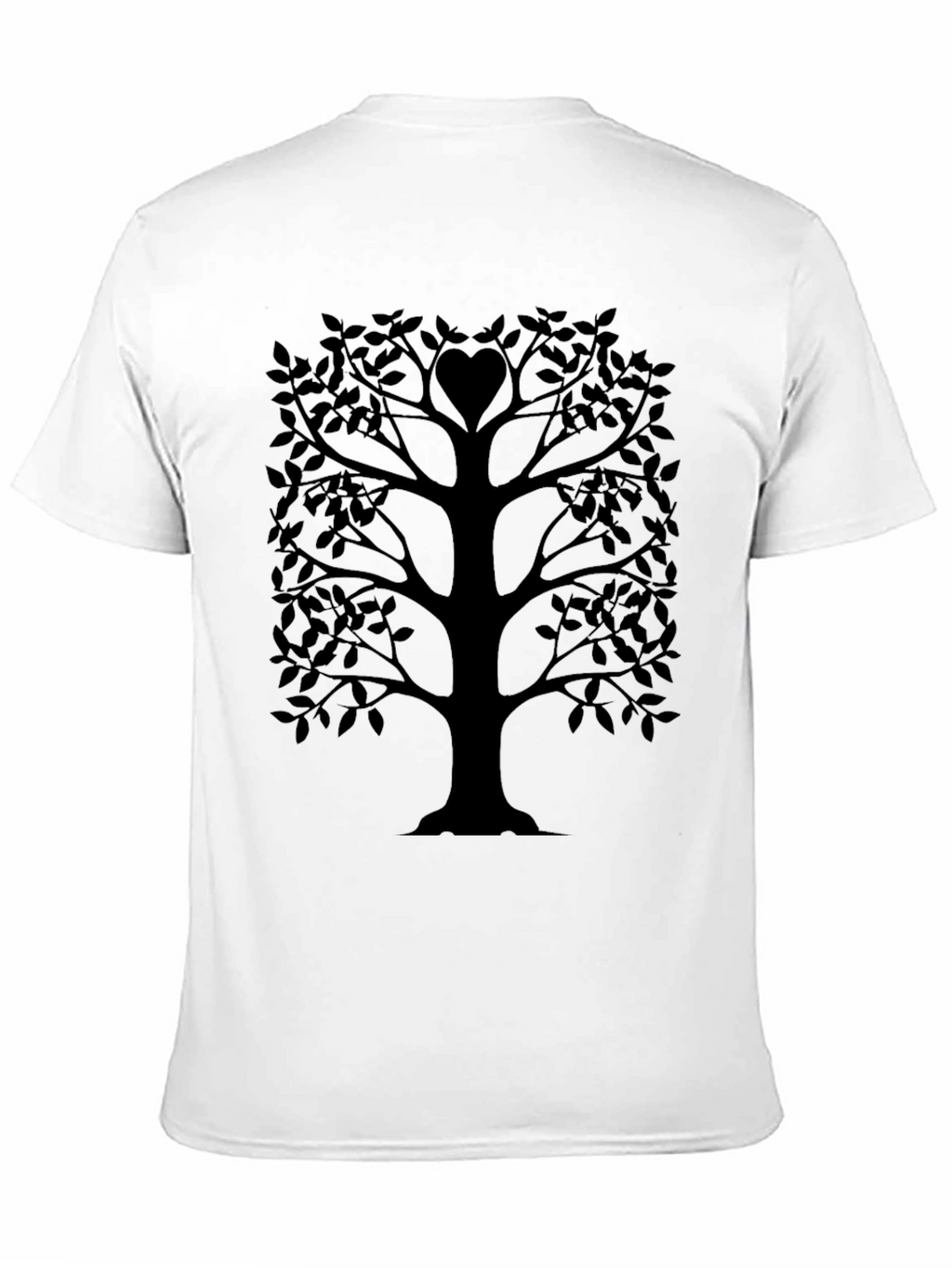 Heart Tree Graphic Tee - Black