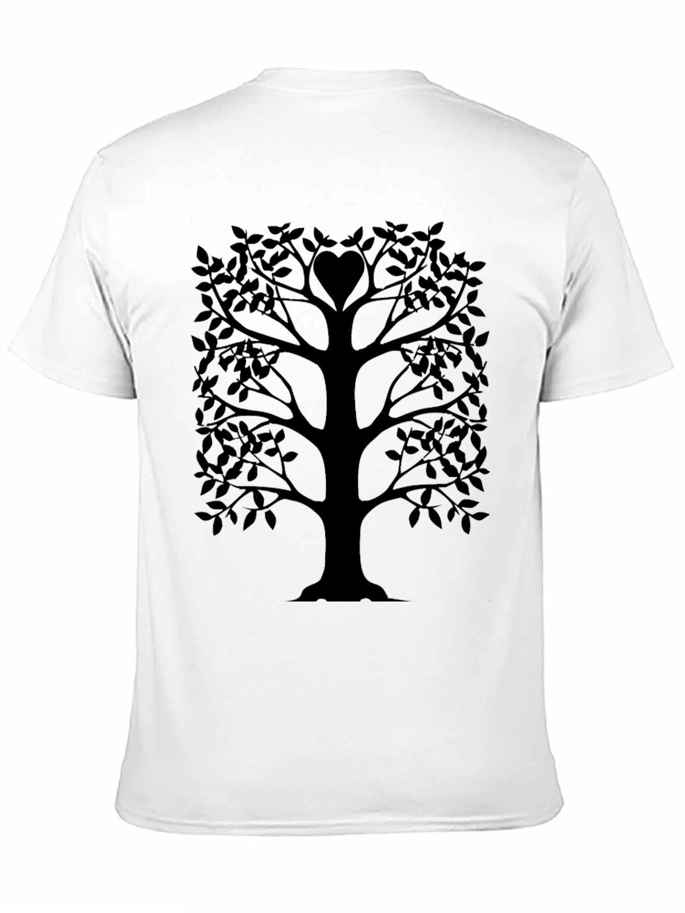 Heart Tree Graphic Tee - Black