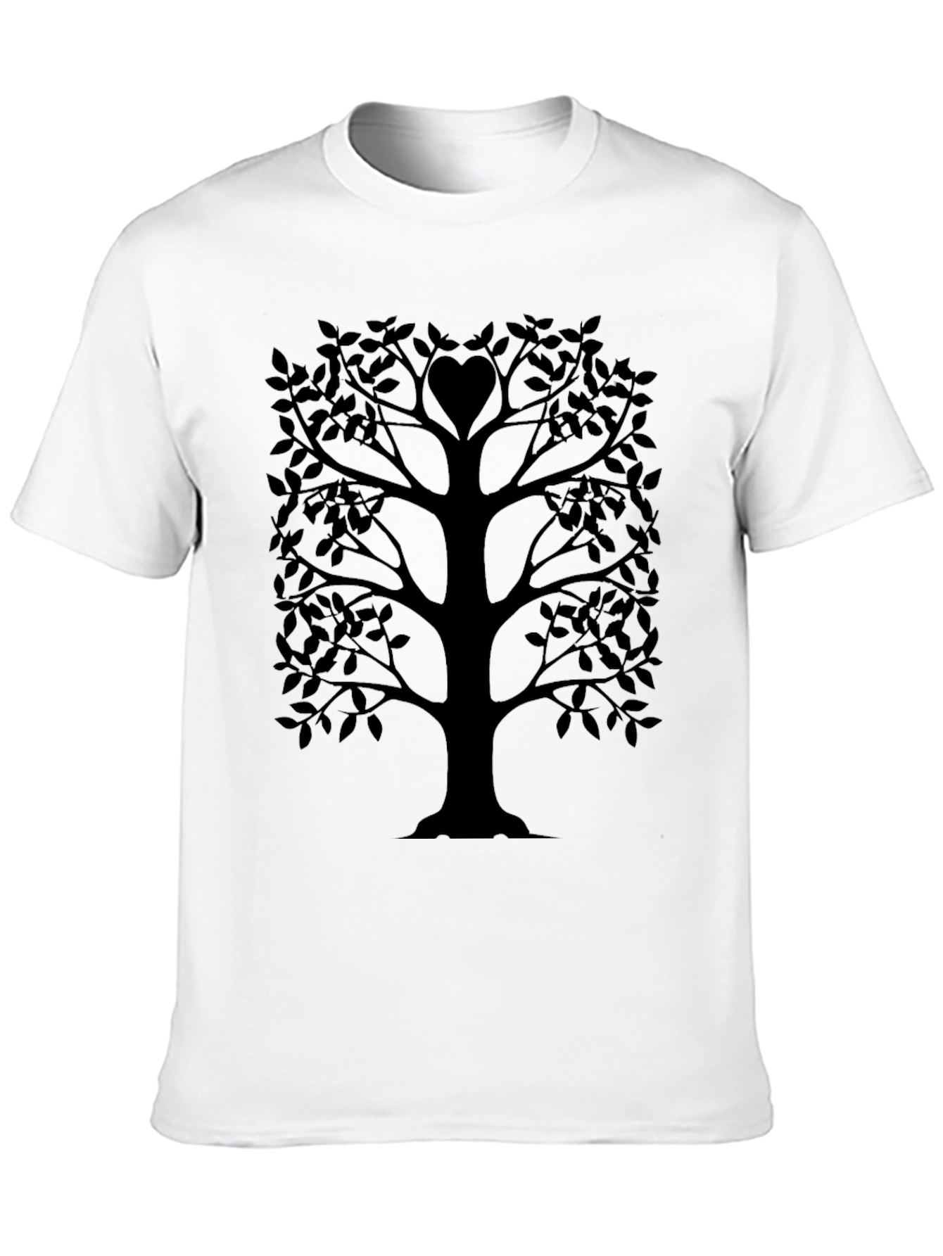 Heart Tree Graphic Tee - Black
