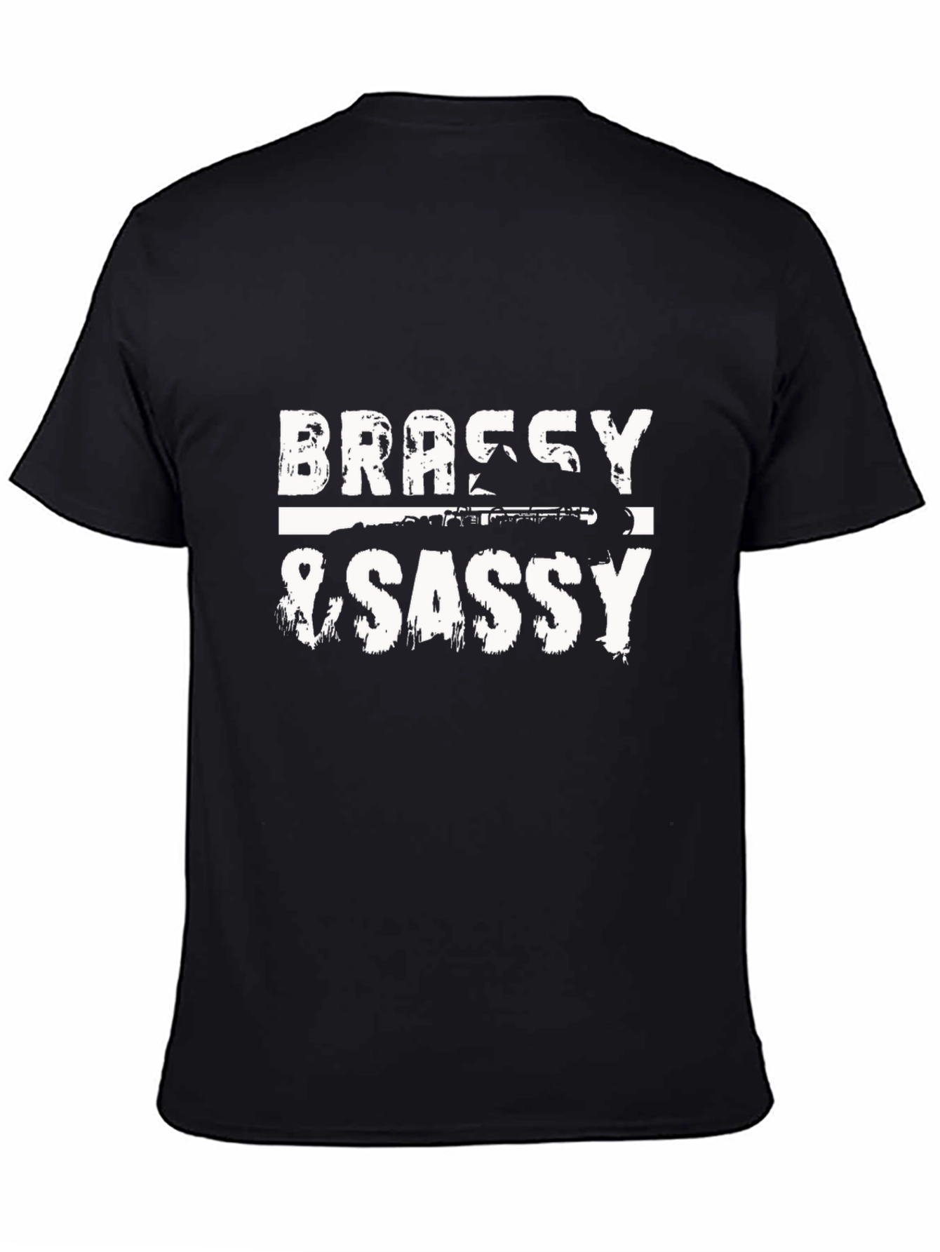 Brassy & Sassy Black Graphic Tee