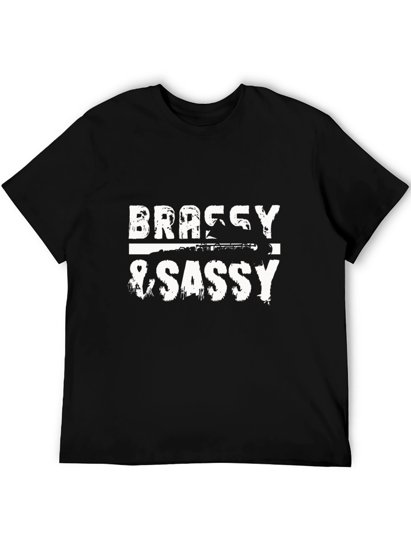 Brassy & Sassy Black Graphic Tee