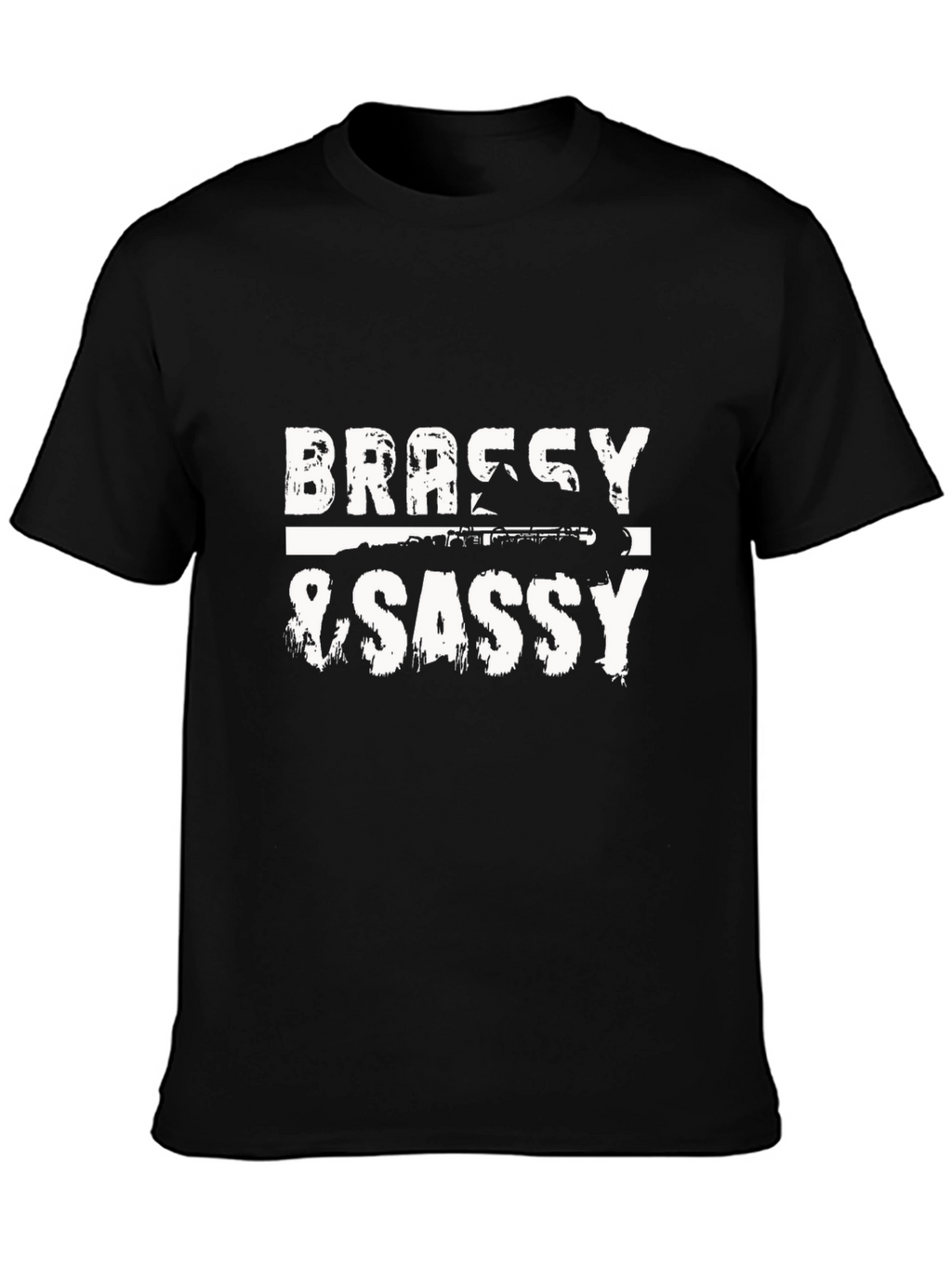 Brassy & Sassy Black Graphic Tee