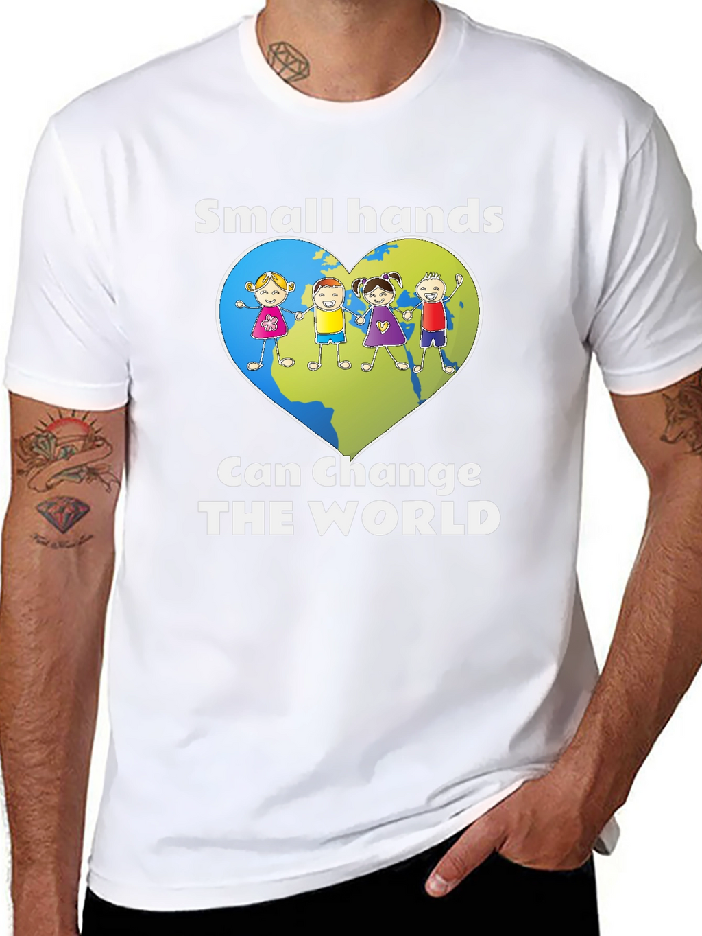 Small Hands Can Change The World T-Shirt