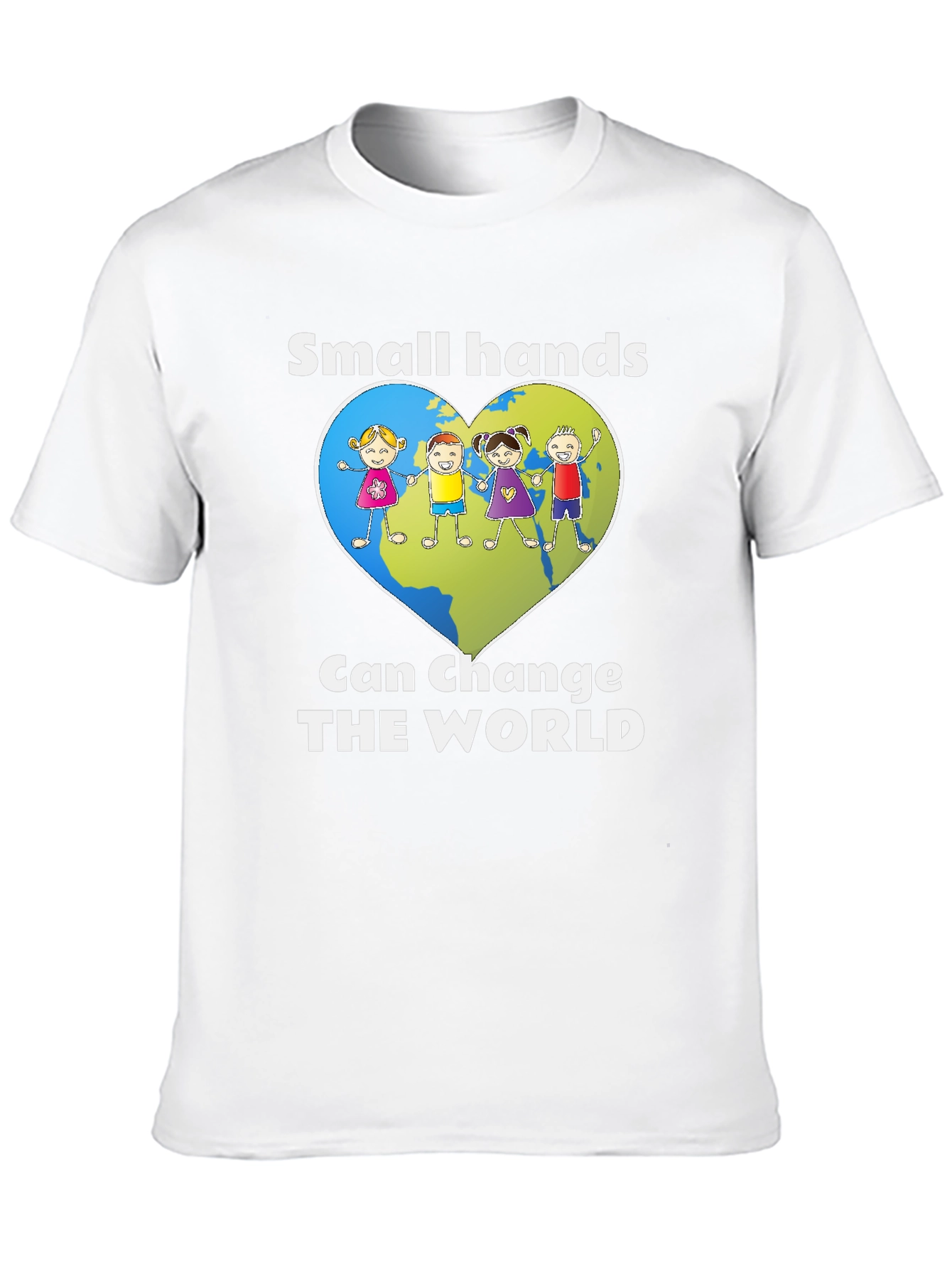 Small Hands Can Change The World T-Shirt