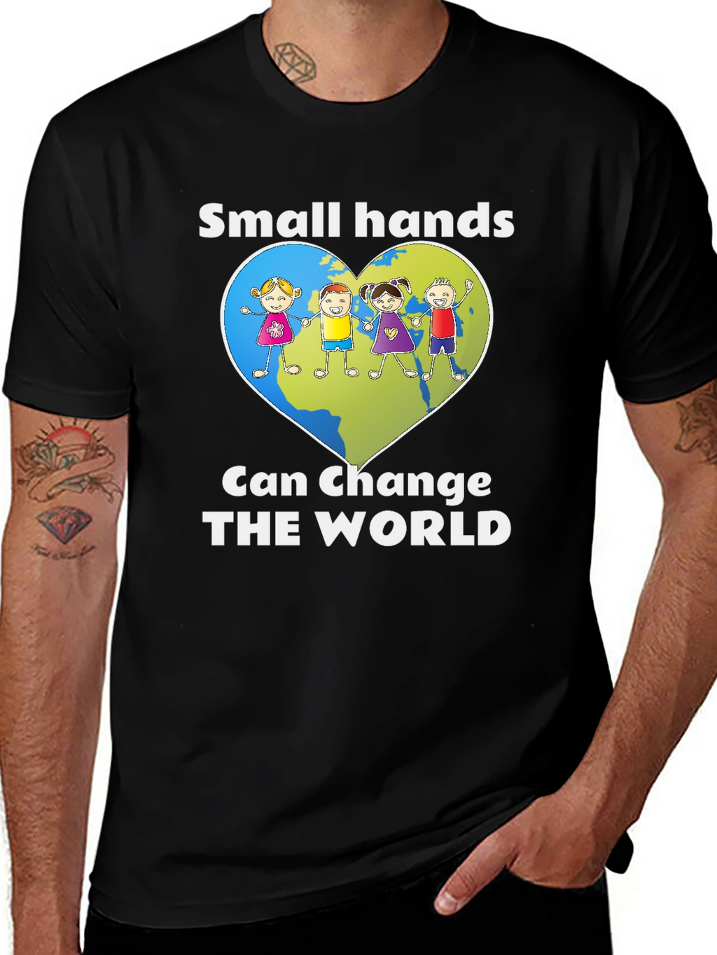 Small Hands Can Change The World T-Shirt