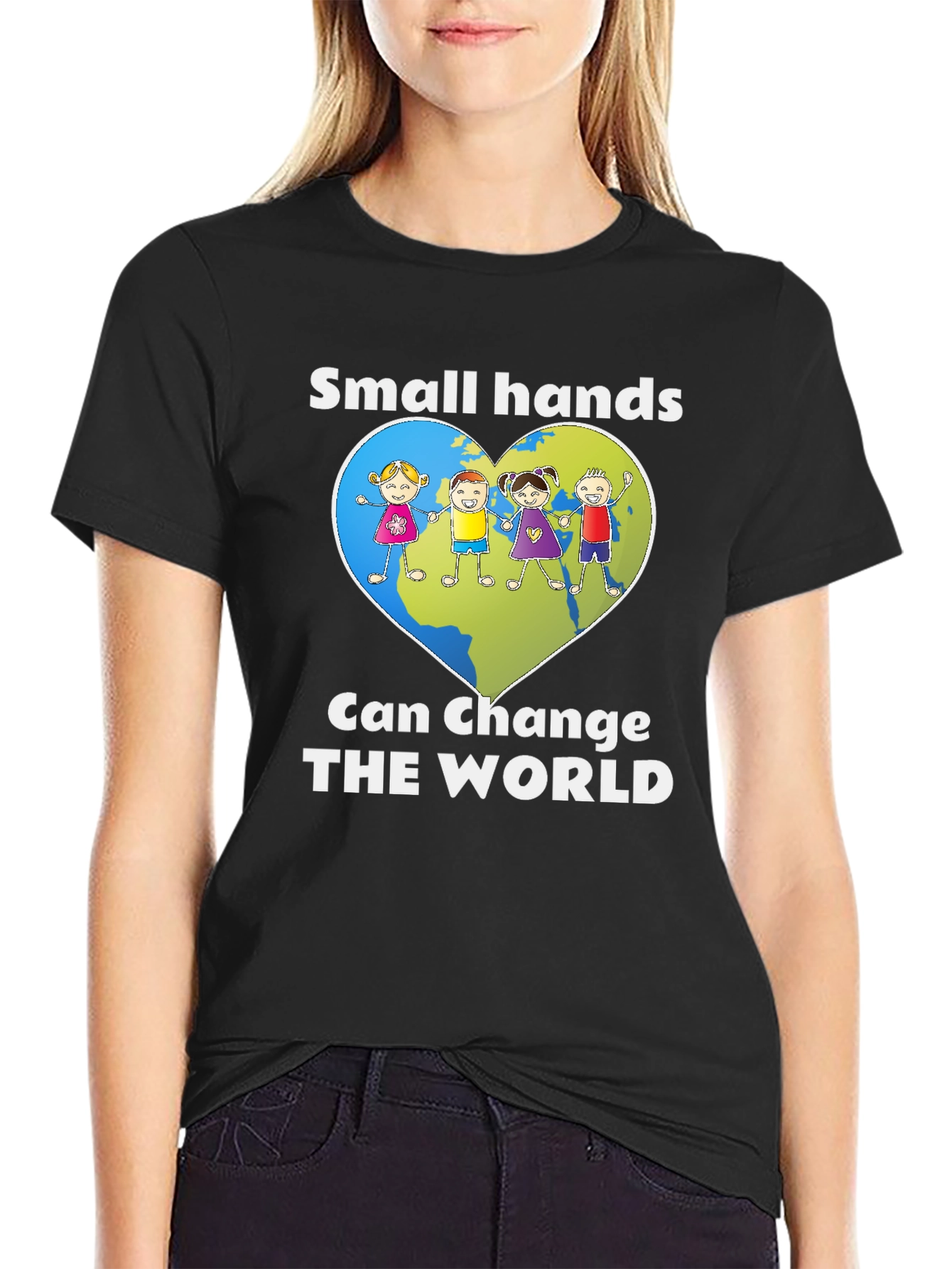 Small Hands Can Change The World T-Shirt