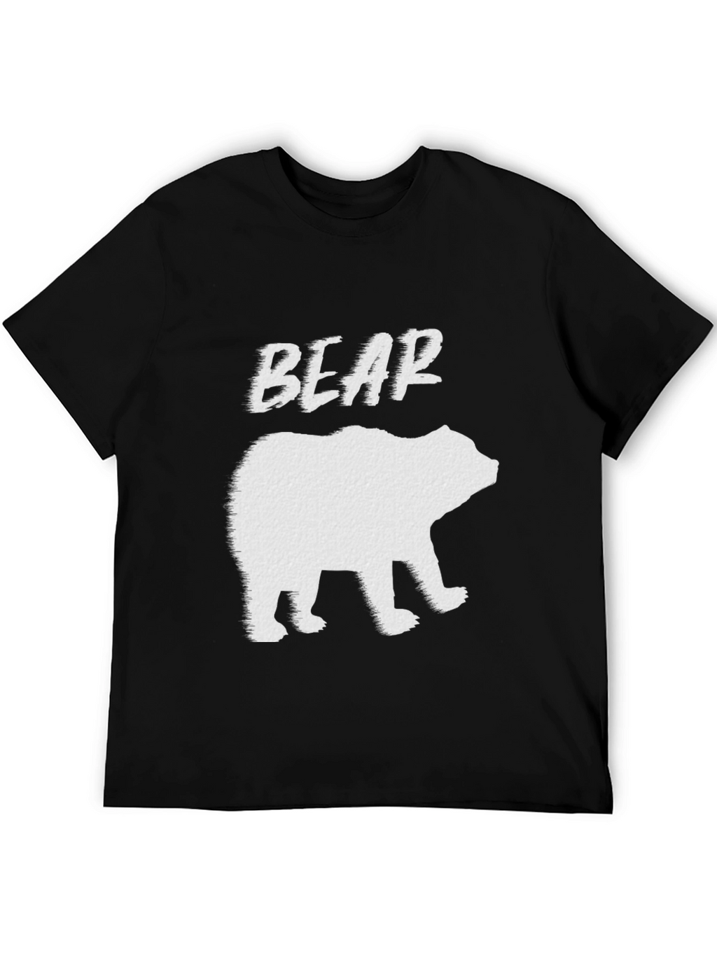Mens Black Bear Graphic T-Shirt