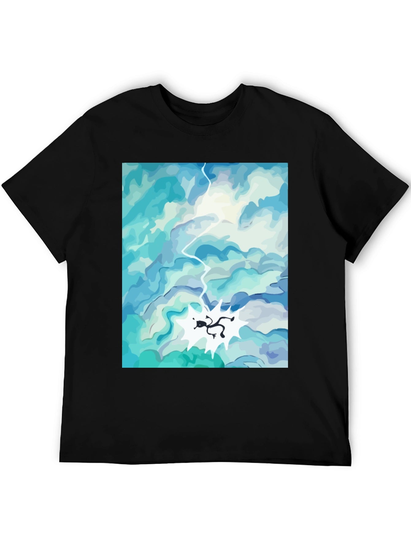 Sky Diver Black T-Shirt