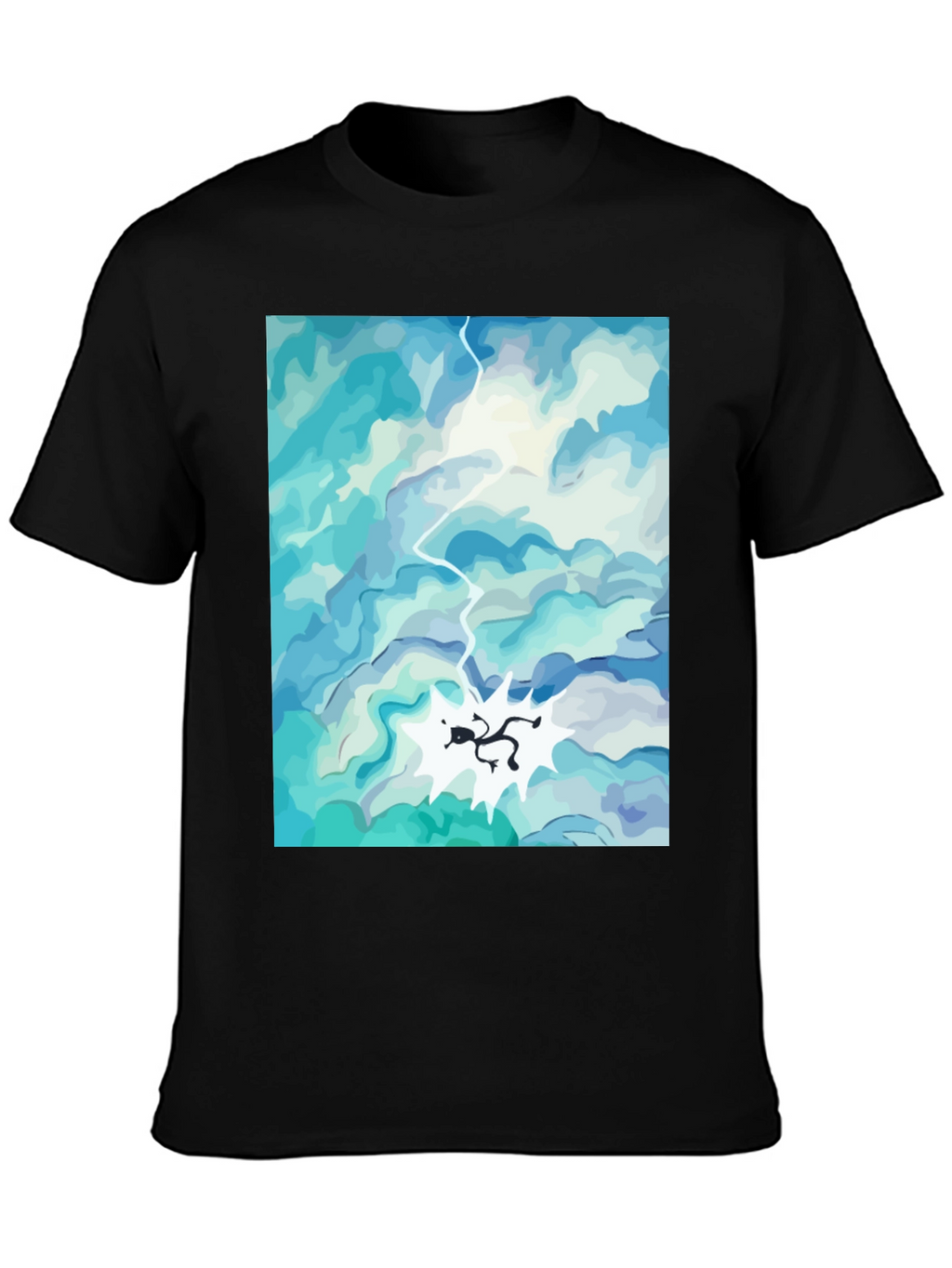 Sky Diver Black T-Shirt