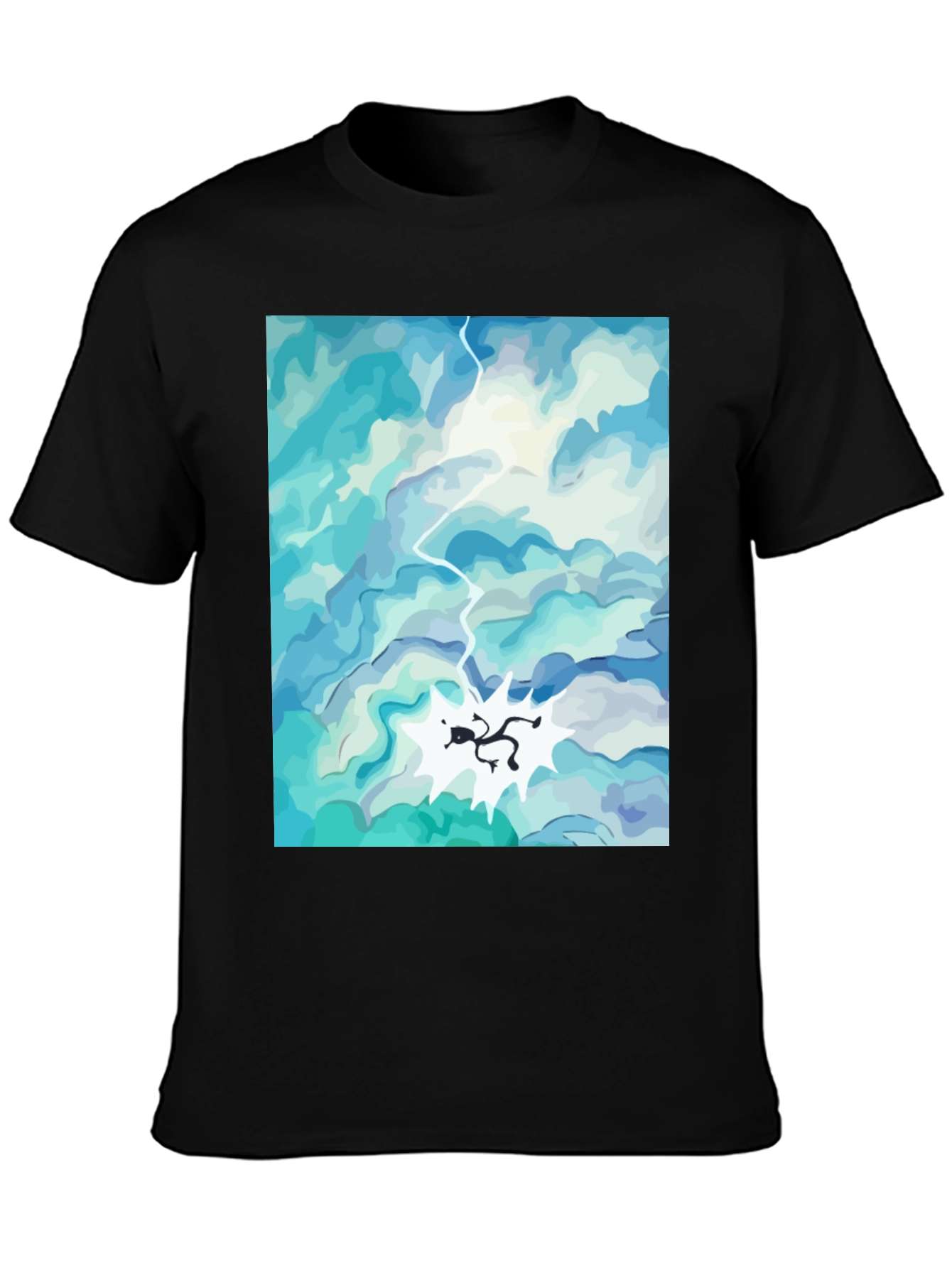 Sky Diver Black T-Shirt