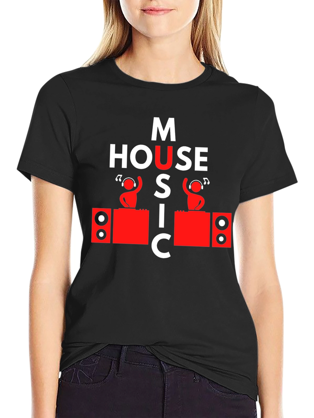 House Music DJ Graphic Tee