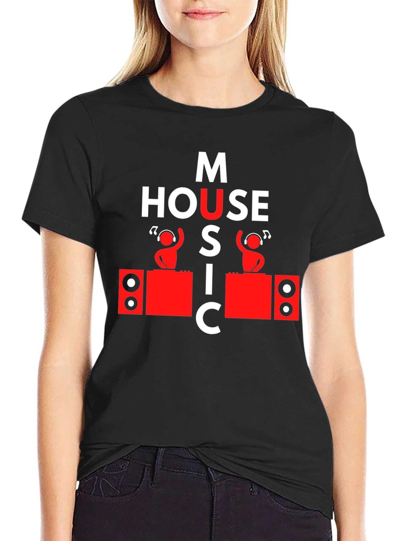 House Music DJ Graphic Tee