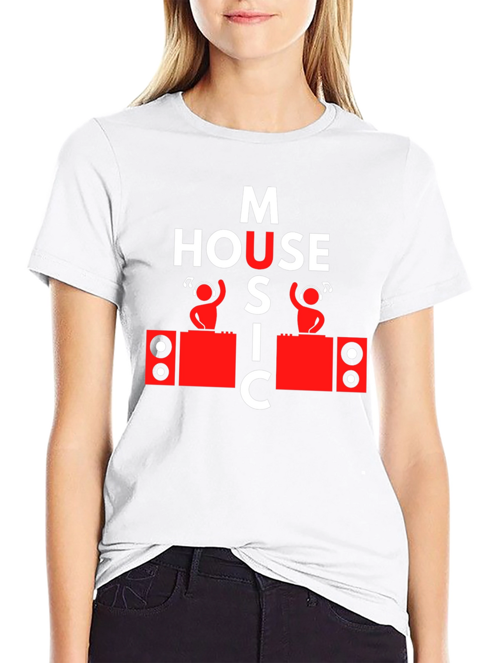House Music DJ Graphic Tee