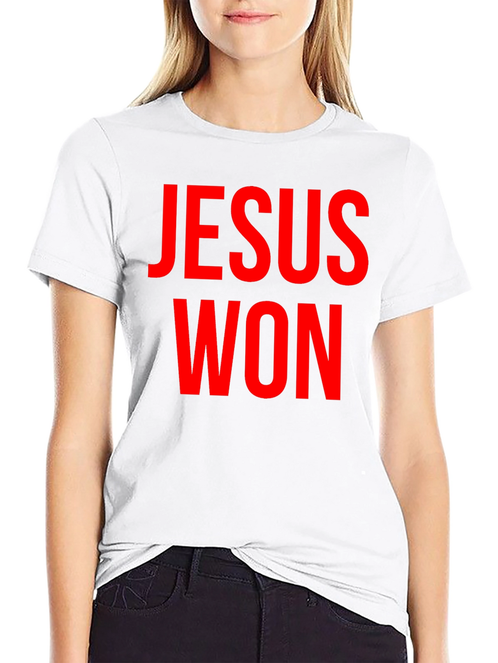 Jesus Won Graphic T-Shirt - Bold Religious Statement