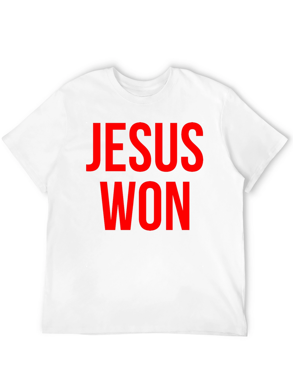 Jesus Won Graphic T-Shirt - Bold Religious Statement