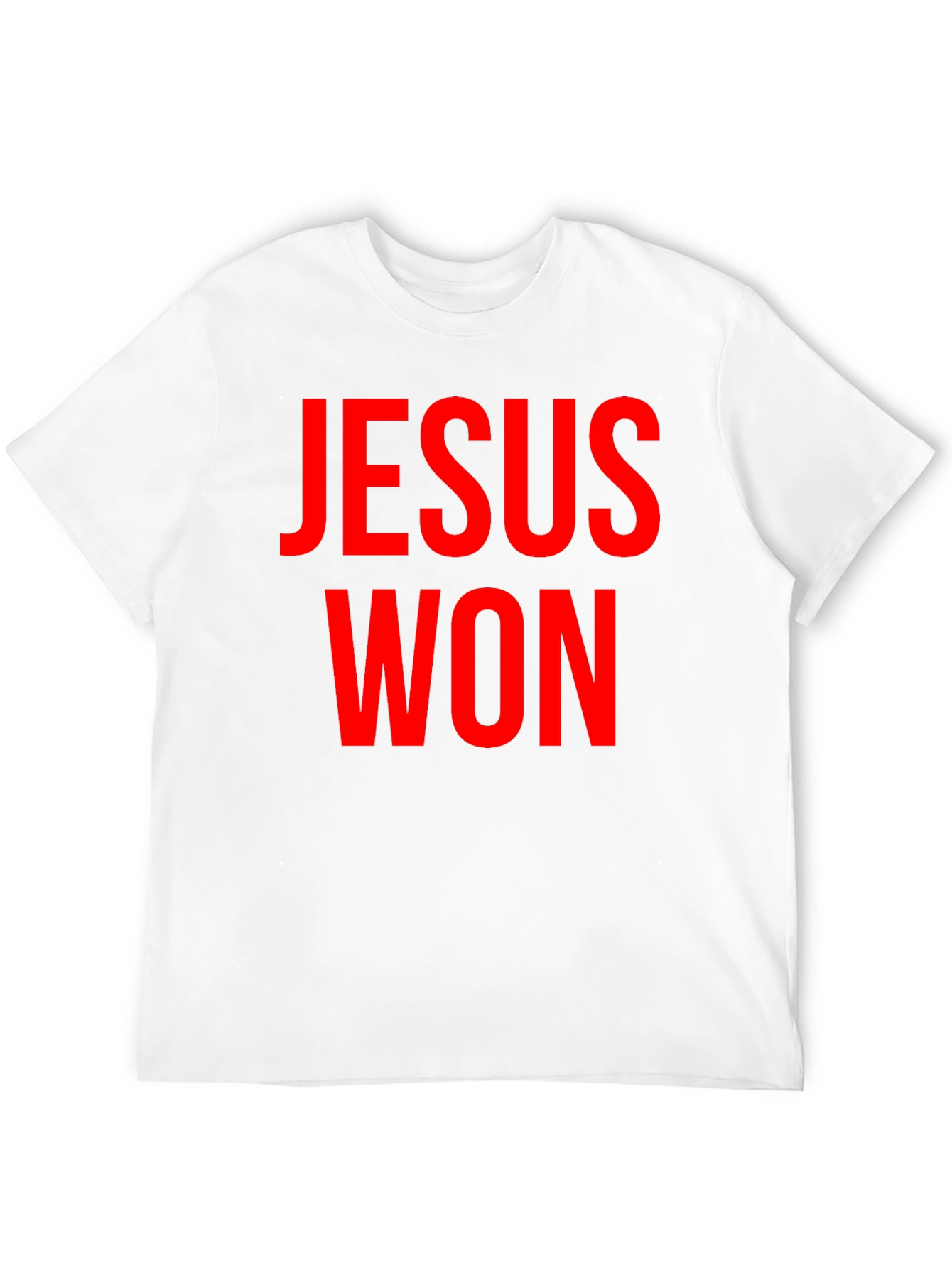 Jesus Won Graphic T-Shirt - Bold Religious Statement