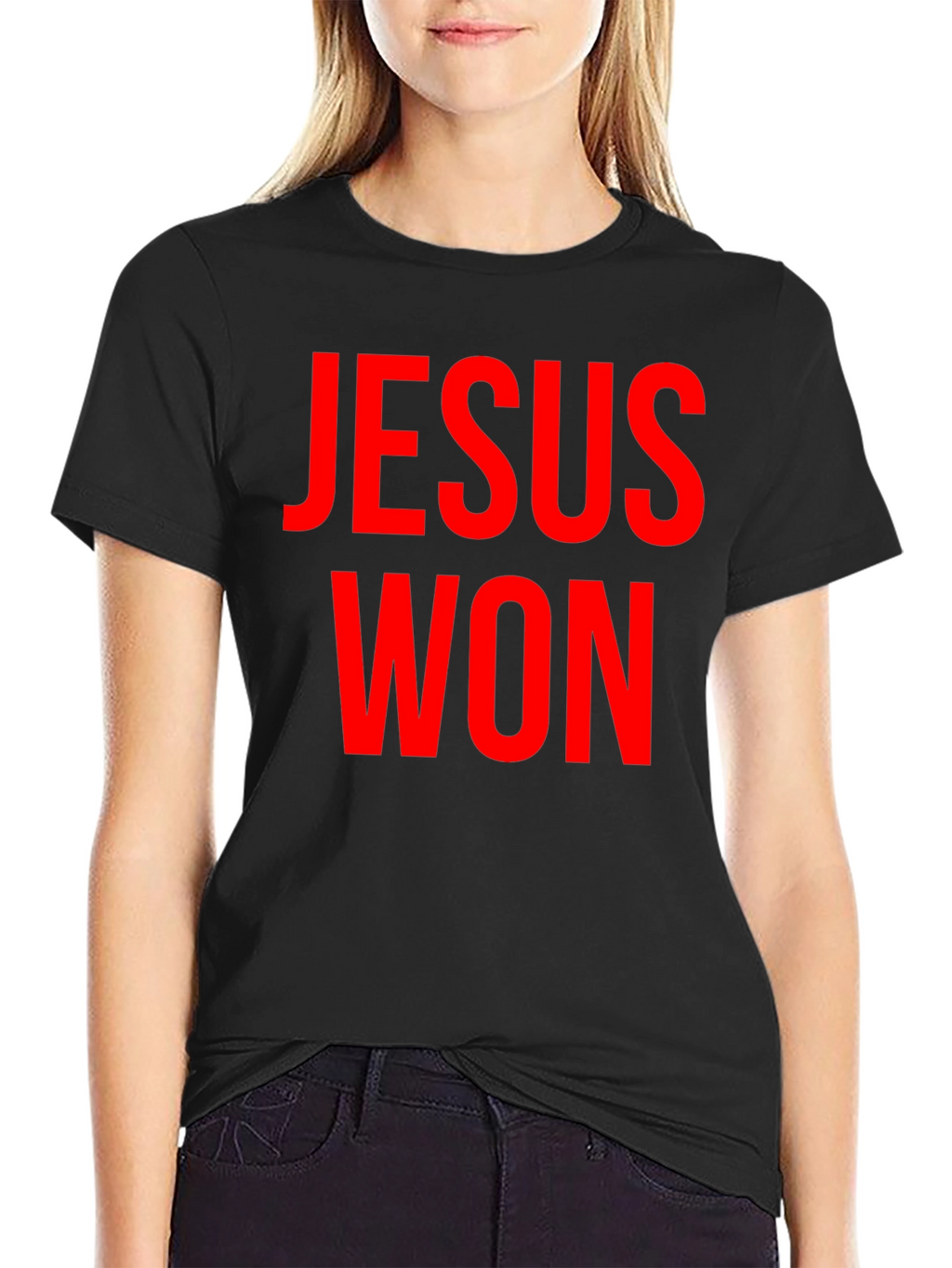 Jesus Won Graphic T-Shirt - Bold Religious Statement
