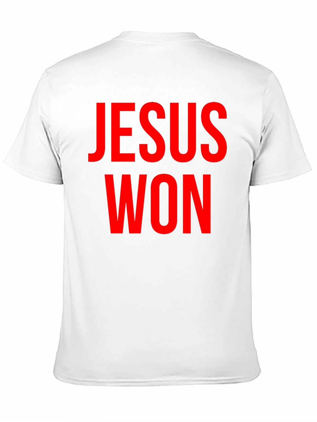 Jesus Won Graphic T-Shirt - Bold Religious Statement