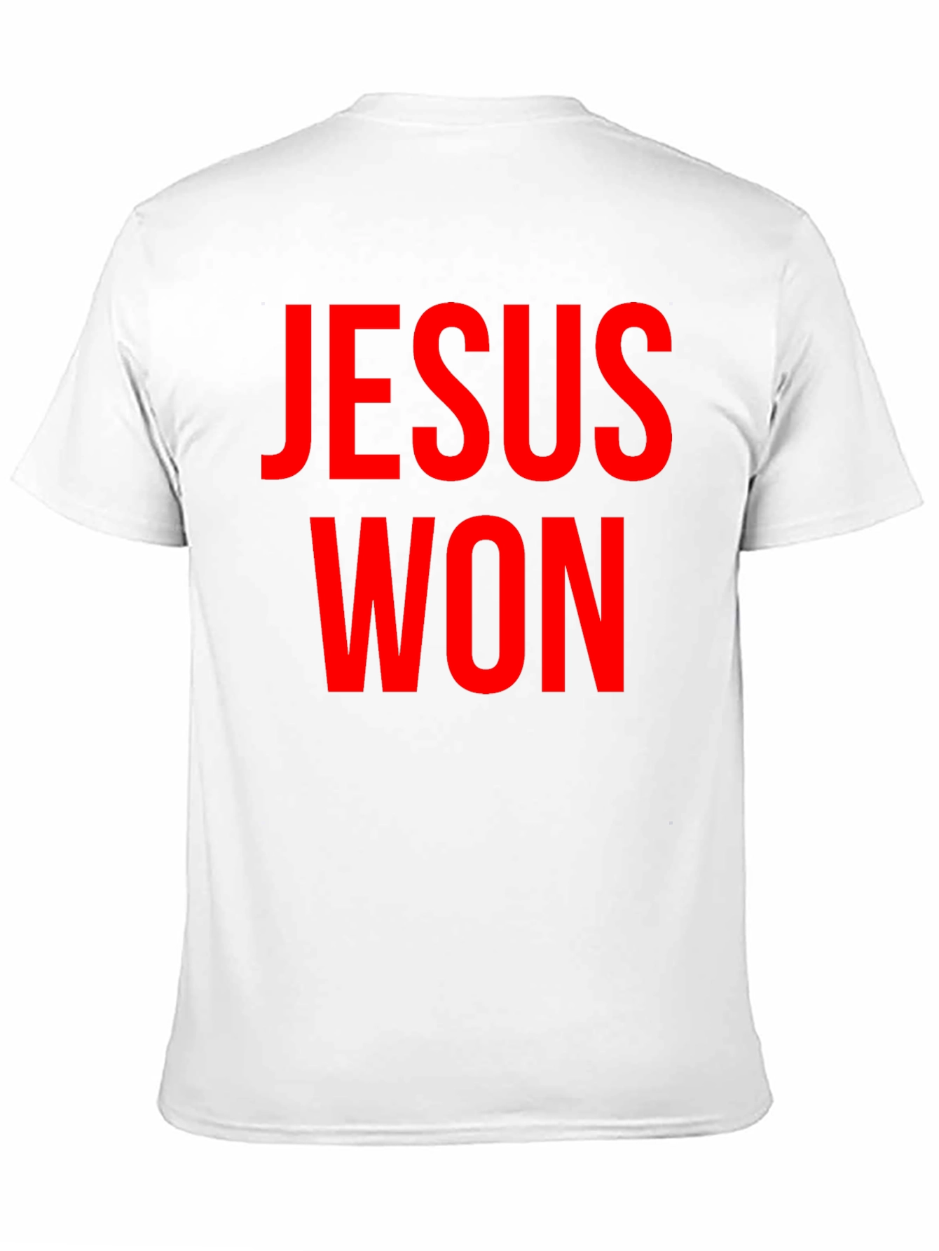 Jesus Won Graphic T-Shirt - Bold Religious Statement