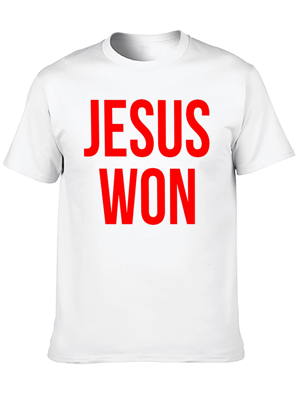 Jesus Won Graphic T-Shirt - Bold Religious Statement